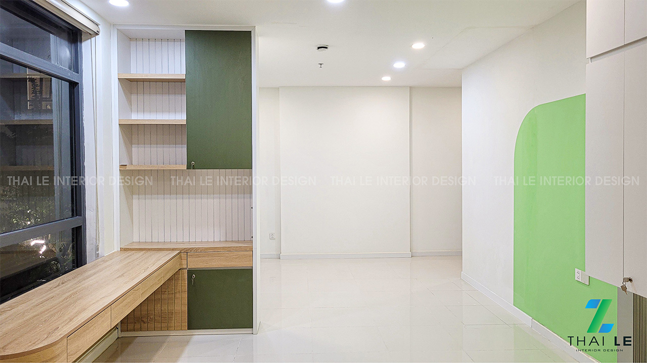 Thi công nội thất căn hộ Central Premium Q8 - B0820 - 49m2